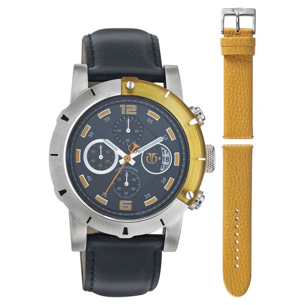 Titan Quartz Chronograph Black Dial Watch for Men - image number 0