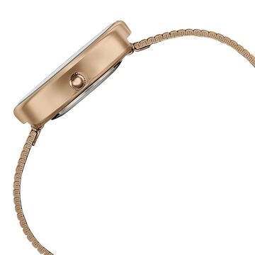 Sonata Poze Quartz Analog Brown Dial Metal Strap Watch for Women
