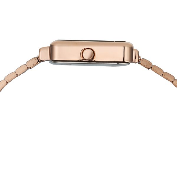 Vyb Striker By Fastrack Quartz Analog Purple Dial Rose Gold Metal Strap Watch For Girls - image number 7