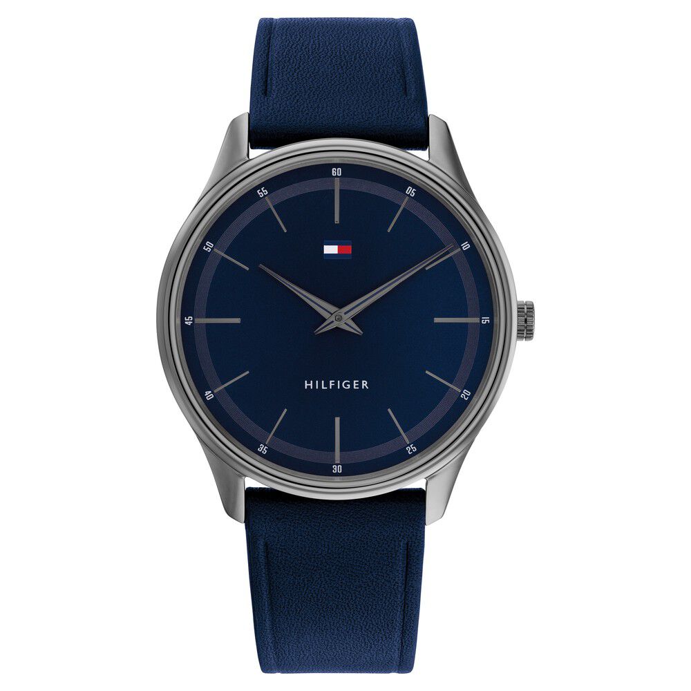 Tommy hilfiger men navy blue analogue outlet watch