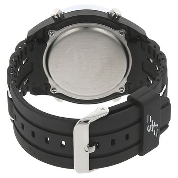 SF Digital Dial Black Plastic Strap Watch for Men