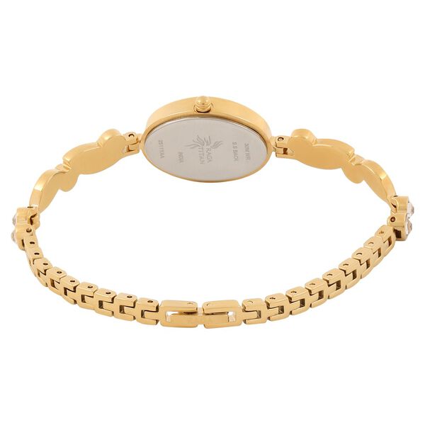 Titan Raga Foliage White Dial Women Watch With Metal Strap - image number 3