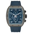 Police Chronograph Blue Dial Blue Color Silicone Strap Watch For Men - image number 0