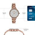 Poze By Sonata Quartz Analog White Dial Rose Gold Stainless Steel Strap Watch For Women - image number 3