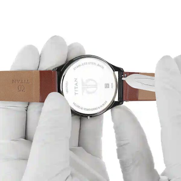20 mm Genuine Leather Straps for Men - image number 5