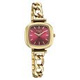 Titan Raga Showstopper Quartz Analog Maroon Dial Metal Strap Watch For Women - image number 1