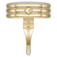Anne Klein Quartz Analog Black Dial Golden Metal Ring Watch For Women - image number 2
