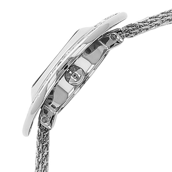 Titan Quartz Analog Mother of Pearl Dial Metal Strap Watch for Women - image number 2