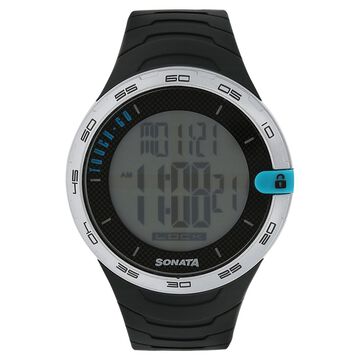 SF Digital Dial Plastic Strap Watch for Men