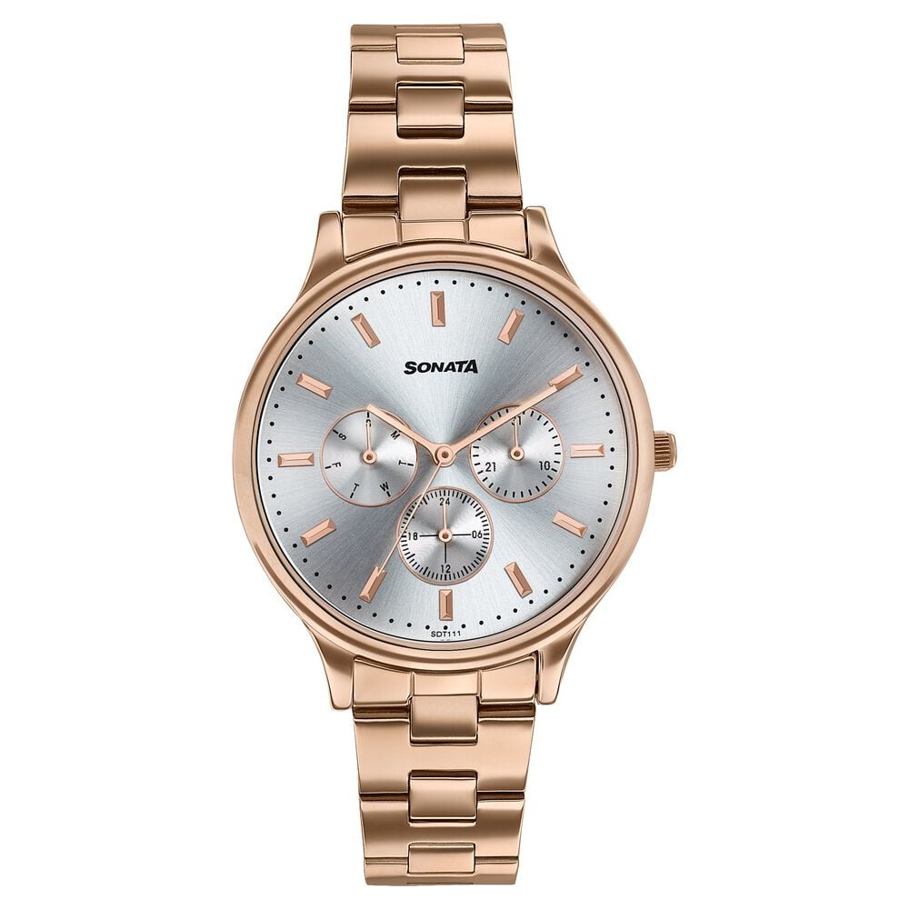 Sonata Women�s Work Wear rose goldWatch - Premium Multifunction design for everyday style-picture-31