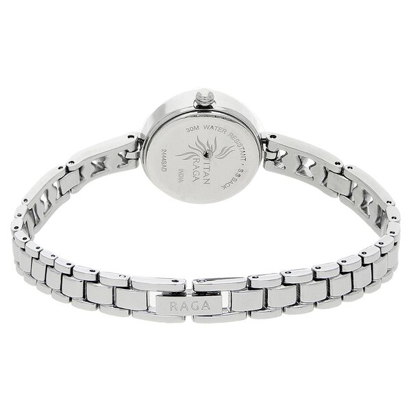 Titan Raga Essentials Silver Dial Analog Metal Strap watch for Women - image number 3
