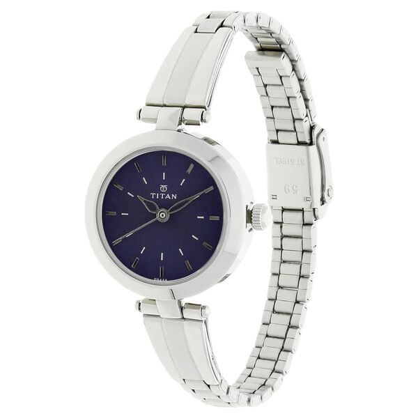 Titan Karishma Blue Dial Analog Stainless Steel Strap Watch for Women - image number 1