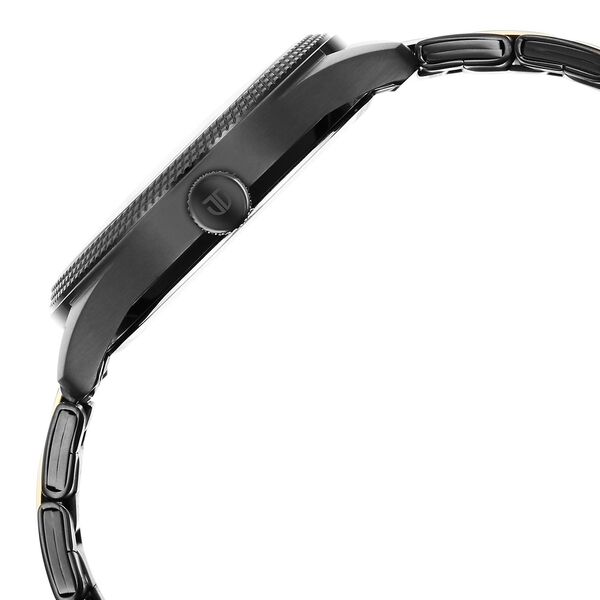 Titan Regalia Opulent Quartz Analog with Day and Date Black Dial Two Toned Stainless Steel Strap Watch for Men - image number 3