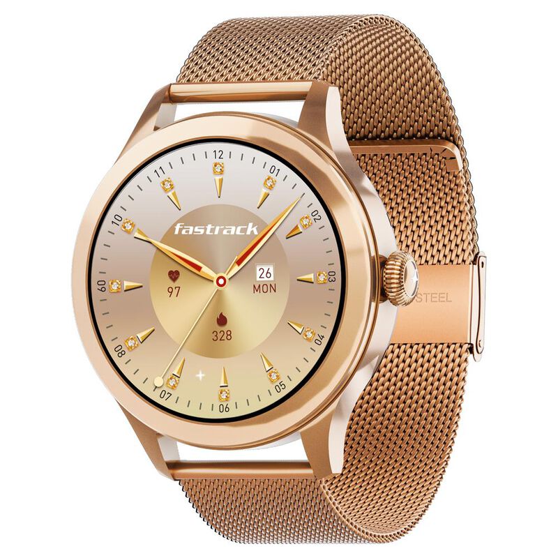 Fastrack Noir Pro Womens Smartwatch with 3.0 cm Super AMOLED Display, 390x390 Resolution
