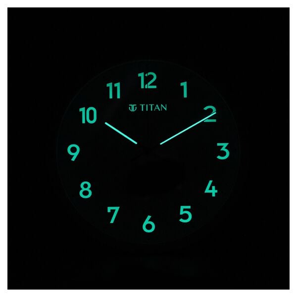 Titan Classic Wall Clock Quartz Analog White Dial Silent Sweep - 30 cm x 30 cm (Medium) - image number 2