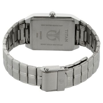 Titan Analog with Date White Dial Metal Strap watch for Men