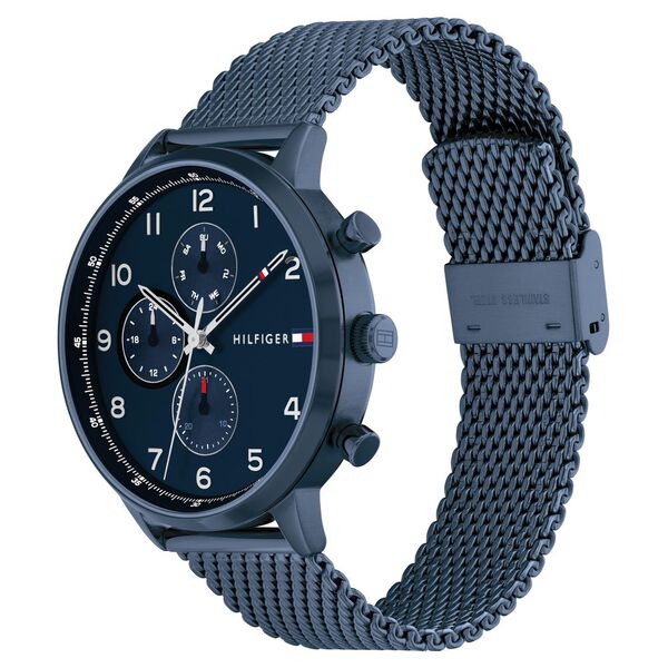 Tommy Hilfiger Multifunction Blue Dial Watch for Men - image number 1