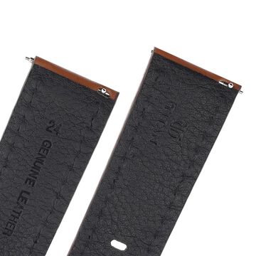 24 mm Brown Genuine Leather Straps for Men