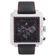 Fastrack Quartz Chronograph Green Dial Leather Strap Watch for Guys