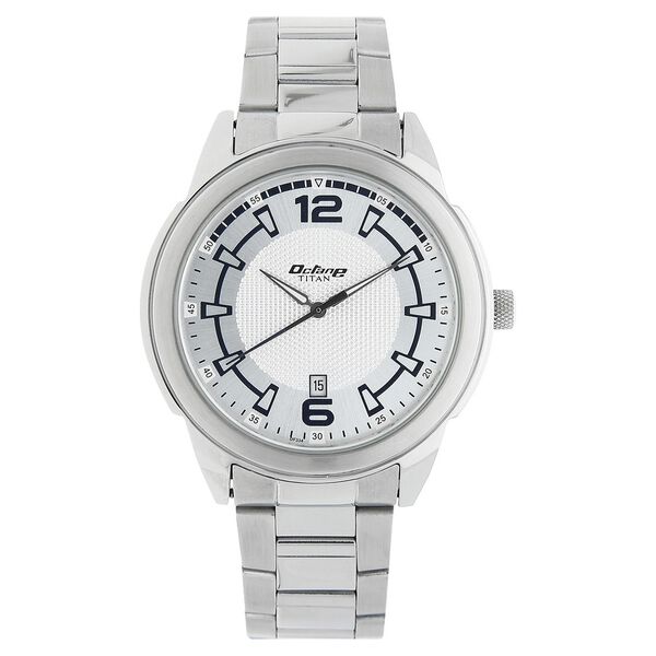 Titan Quartz Analog Silver Dial Watch for Men - image number 0