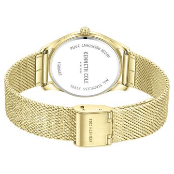 Kenneth Cole Quartz Analog Mother Of Pearl Dial Stainless Steel Strap Watch For Women
