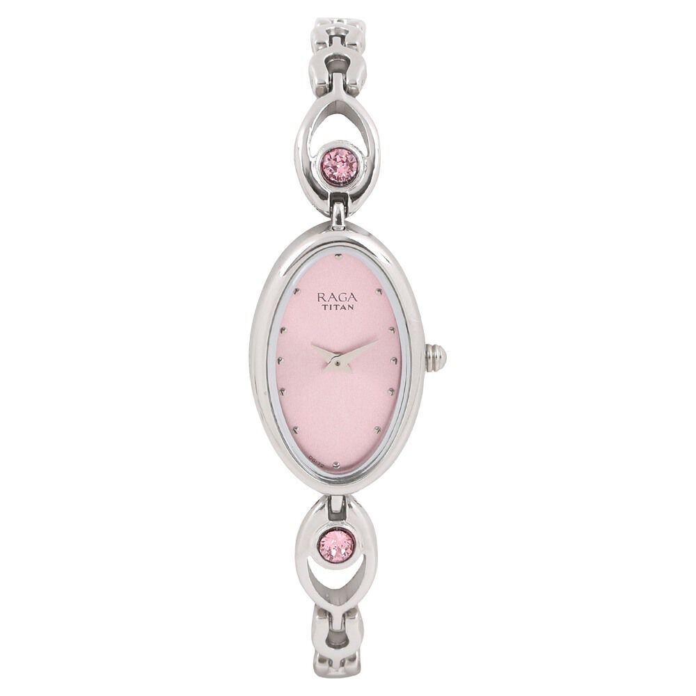 Titan raga pink watch top