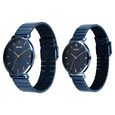 Sonata Soulmate Quartz Analog Blue Dial Blue Stainless Steel Strap Watch For Couple - image number 4