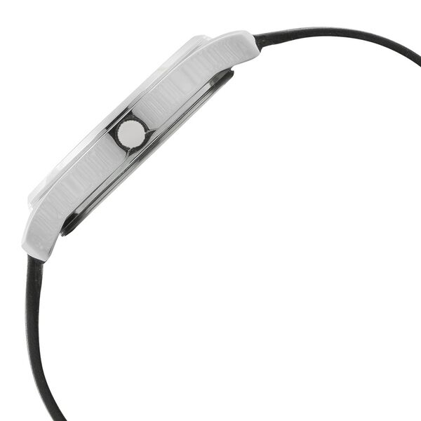 Sonata Quartz Analog Silver Dial Leather Strap Watch for Men - image number 2