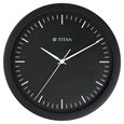 Titan Contemporary Black Wall Clock with Silent Sweep Technology 30 cm x 30 cm (Medium) - image number 0