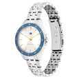 Tommy Hilfiger Quartz Analog White Dial Silver Stainless Steel Strap Watch For Women - image number 1