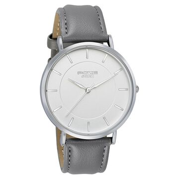 Sonata Poze Quartz Analog White Dial Leather Strap Watch for Men