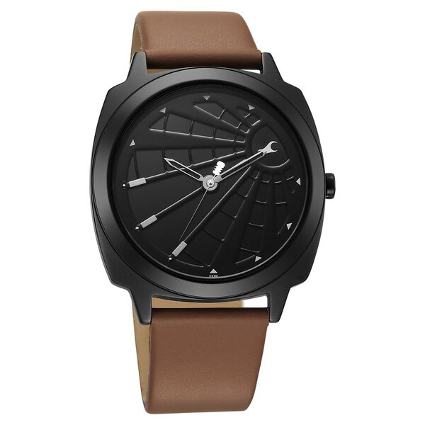 Fastrack Groove Quartz Analog Black Dial Guys Leather Watch - image number 3