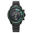 Fastrack Wild Quartz Chronograph Brown Dial Brown Silicone Strap Watch For Guys