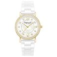 Kenneth Cole Quartz Analog White Dial White Ceramic Strap Watch For Women - image number 0