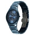 Titan Edge Ceramic Quartz in Glossy Electric Blue Dial Watch for Men - image number 5