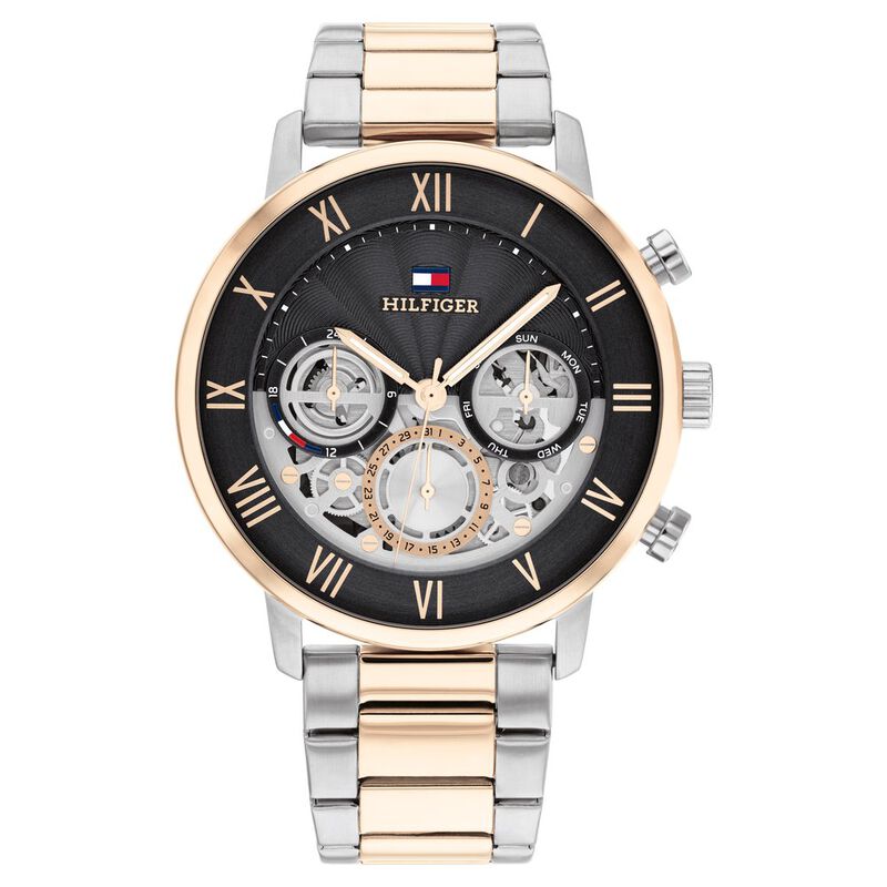Tommy Hilfiger Quartz Multifunction Grey dial Stainless Steel Strap Watch for Men - image number 0