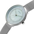 Sonata Modern Edit Quartz Analog Blue Dial Stainless Steel Strap Watch For Women - image number 2