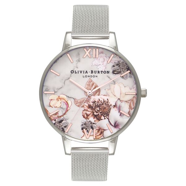 Olivia Burton Quartz Analog Multicoloured Dial Stainless Steel Strap Watch for Women - image number 0