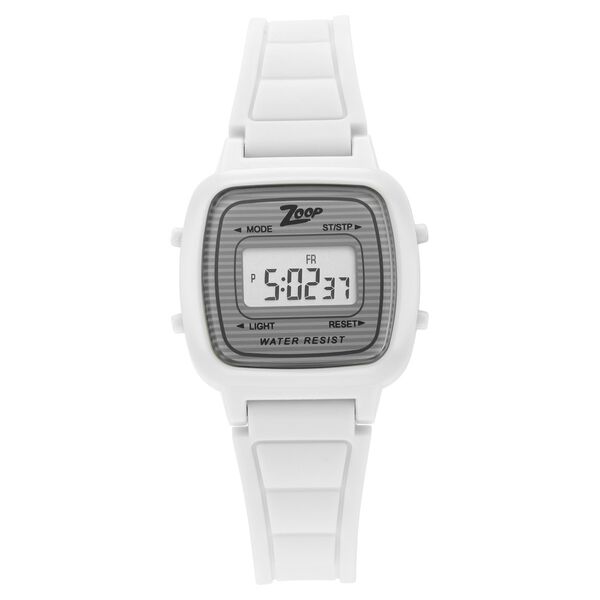 Zoop By Titan Digital White Dial Plastic Strap Watch for Kids - image number 1