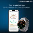 Titan Celestor 2.0 Smartwatch with 1.43" inch AMOLED Display, Dual band GPS, Training Load & Readiness, Titan Q - image number 6