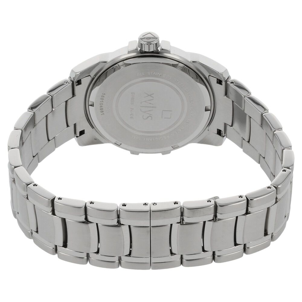 Buy Online Xylys Swiss Analog with Date Silver Stainless Steel
