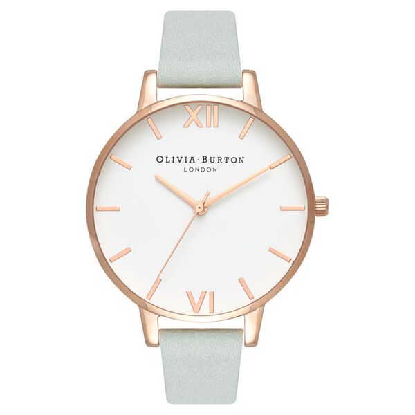 Olivia Burton Quartz Analog White Dial Leather Strap Watch for Women - image number 0