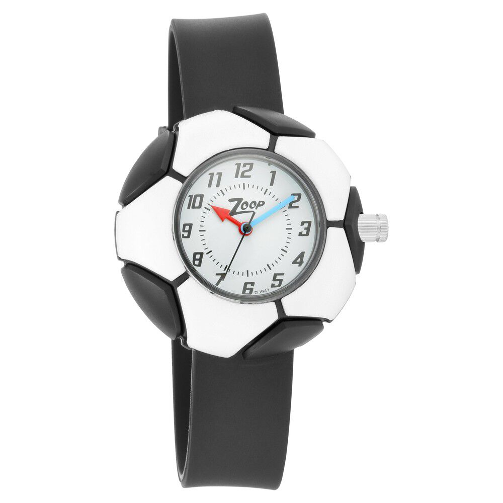 Buy Online Zoop By Titan Quartz Analog White Dial PU Strap Watch for Kids np26014pp03 Titan