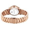 Titan Purple Prestige Quartz Analog with Date White Dial Rose Gold Stainless Steel Strap Watch For Women - image number 5