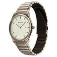 Titan Classique Slim Wear Quartz Analog Champagne Dial Brown Stainless Steel Strap Refined Formal Dress Watch For Men - image number 2