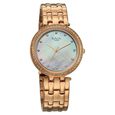 Titan Raga DEC Blaze Quartz Analog Mother of Pearl Dial Rose Gold Metal Strap Watch For Women - image number 1