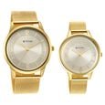 Titan Bandhan Champagne Dial Analog Stainless Steel Strap watch for Couple - image number 1