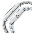Titan Quartz Analog with Day and Date White Dial Stainless Steel Strap Watch for Couple - image number 2