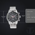 Titan Octane Chrono Black Dial Stainless Steel Strap watch for Men - image number 2