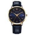 Titan Elegance Analog with Date by Hand and Blue Dial Blue Leather Strap Watch for Men - image number 0